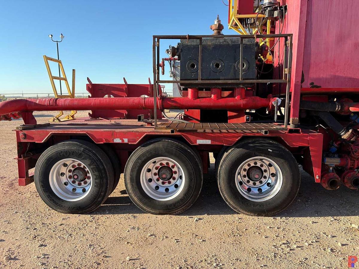 Used 2011 BLACKSTONE TRAILER MFG 3-AXLE FRAC PUMP TRAILER