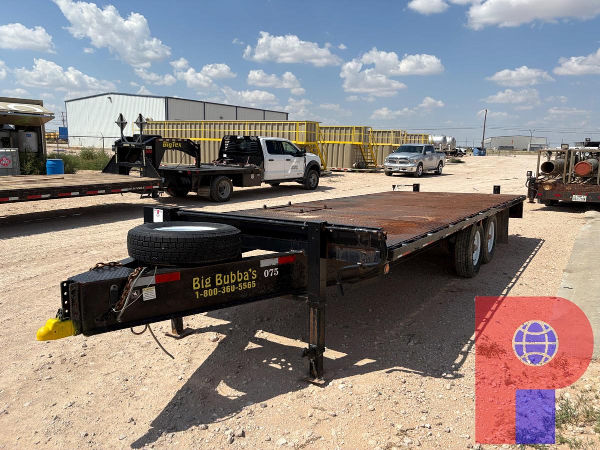 Used 2019 BIG BUBBA'S TRAILERS 20’ X 8’ T/A BUMPER PULL UTILITY TRAILER