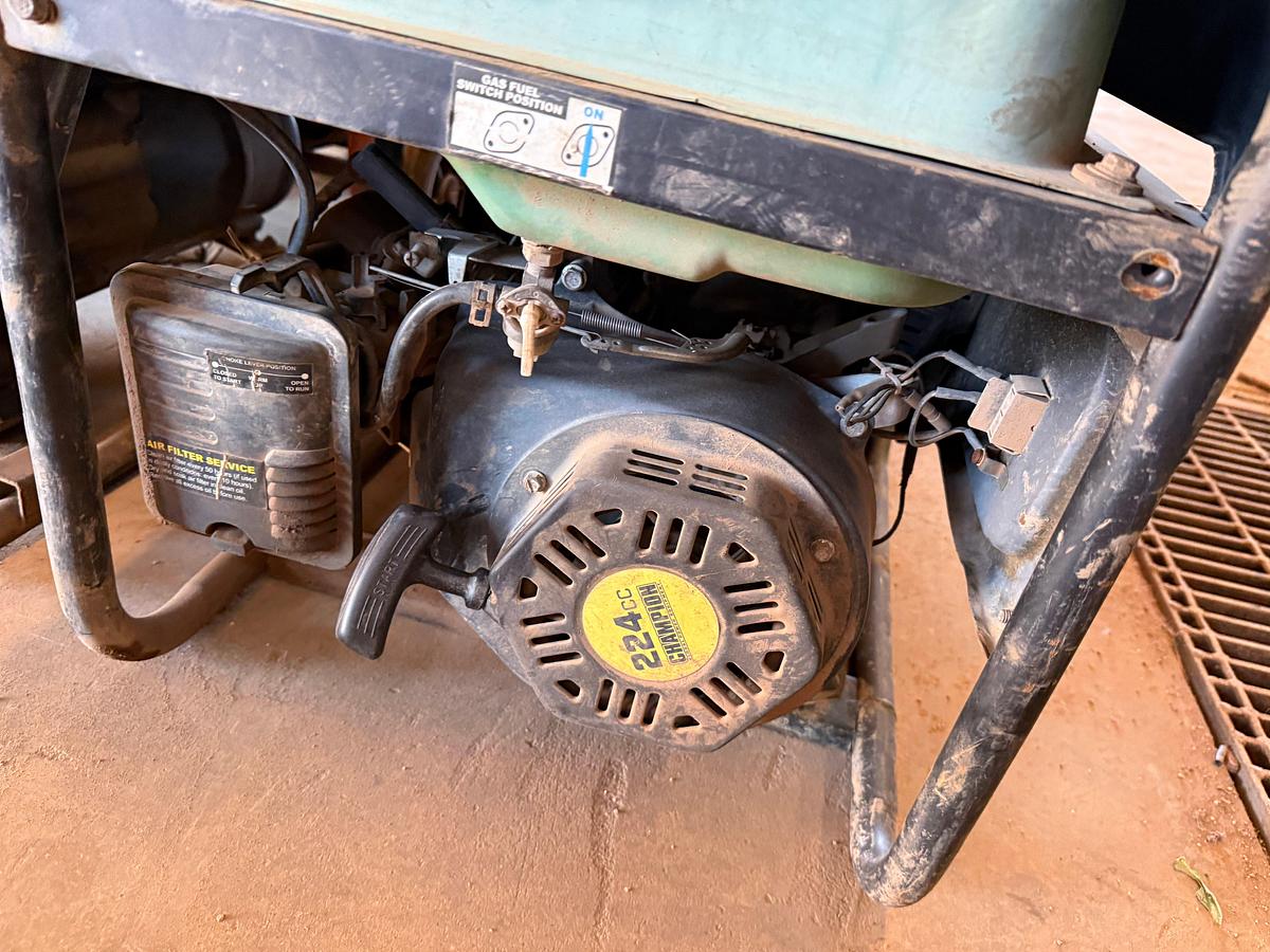 Used (5) SMALL 1500 WATT TO 4375 WATT PORTABLE GAS GENERATORS