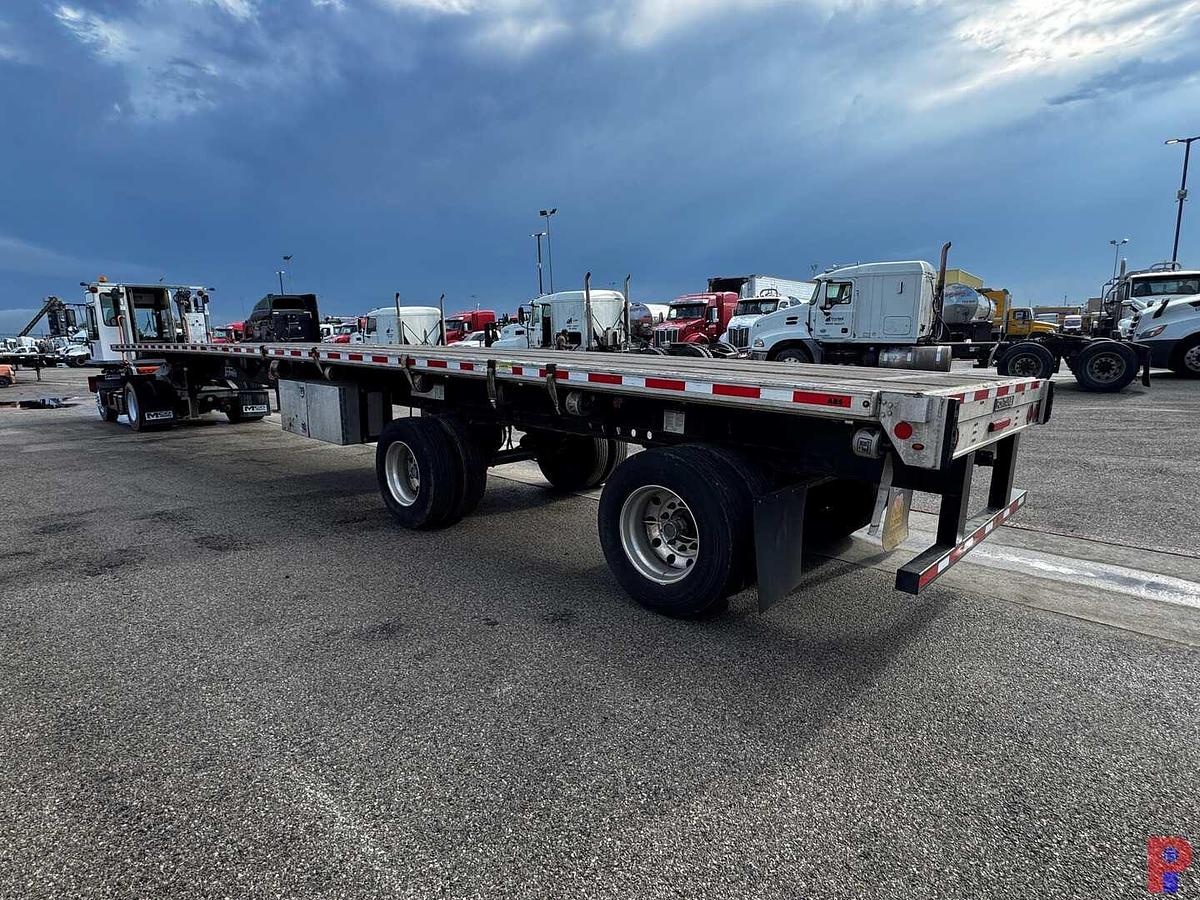 Used 2018 FONTAINE INFINITY 53’ X 102” ADJ. SPREAD AXLE COMBO FLATBED TRAILER
