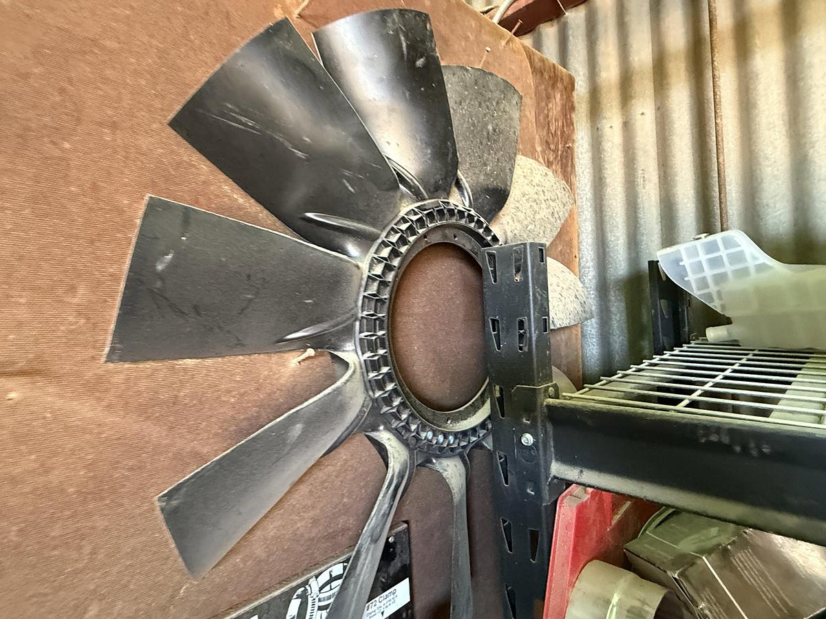 Used (1) 112-BIN BOLT BIN, (1) 77”L X 24”W X 78”H 4-SHELF RACK, (10) DURHAM SLIDE-OUT COMP. BOXES, ALL W/ TRUCK PARTS & RELATED