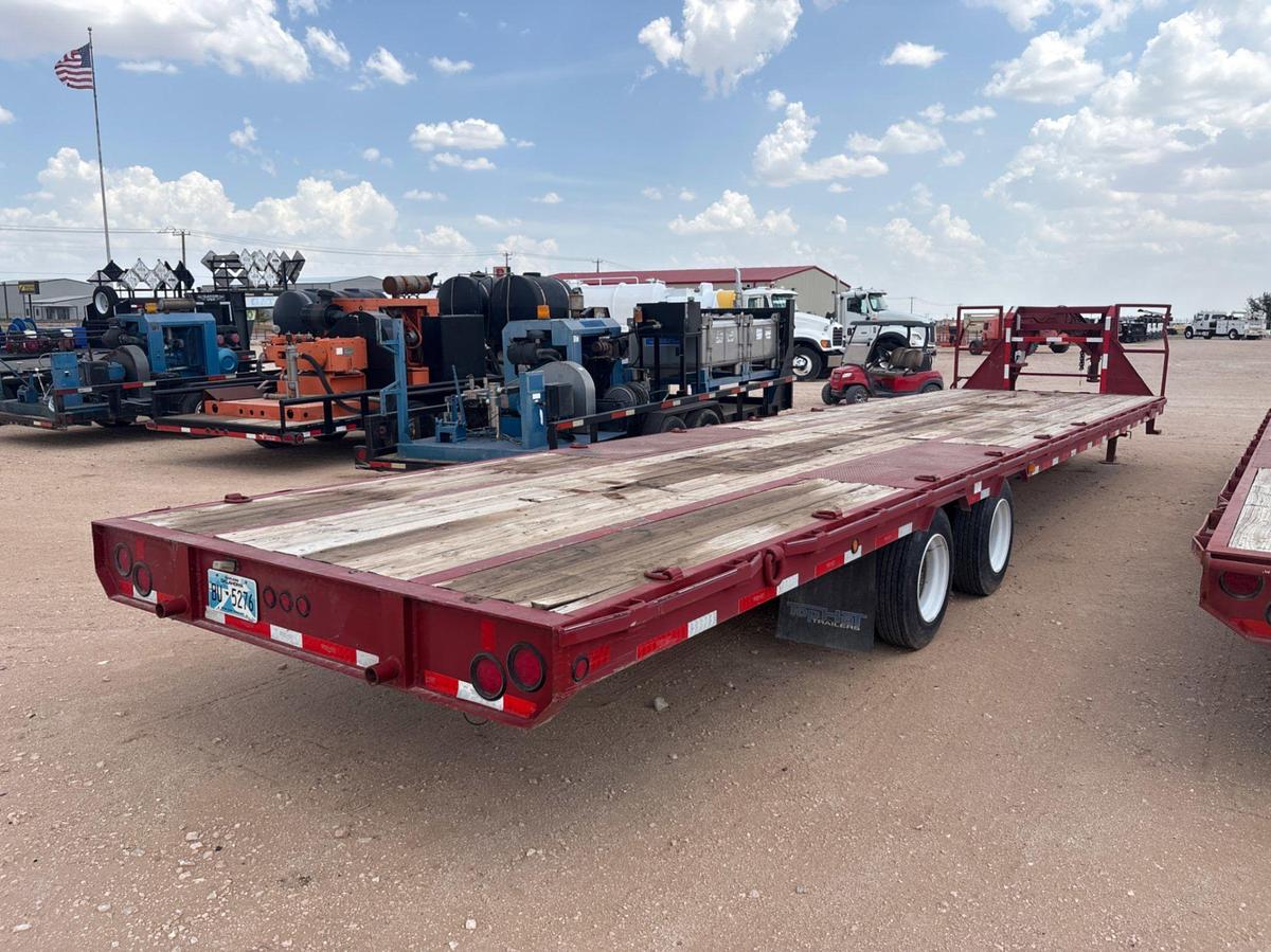 Used 2019 TOP HAT TRAILERS 36’ X 102” T/A GOOSENECK TRAILER