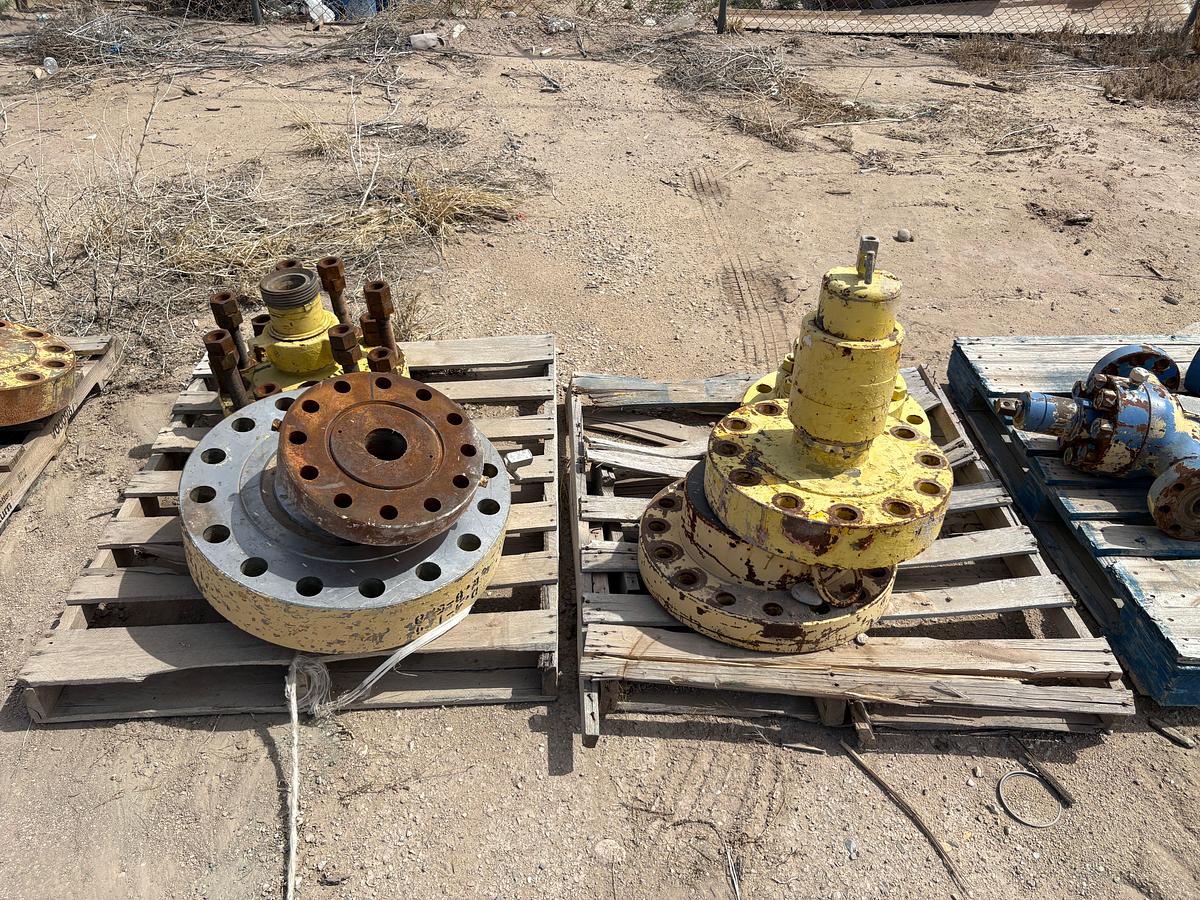 Used (8 pallets) w/ assorted flanges, 2-1/16” 10k gate valves, & (1) generac gp5500 generator