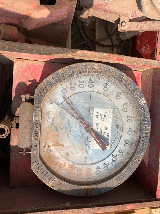 Used Pallet of Martin Decker, and Packer Special Weight Indicators