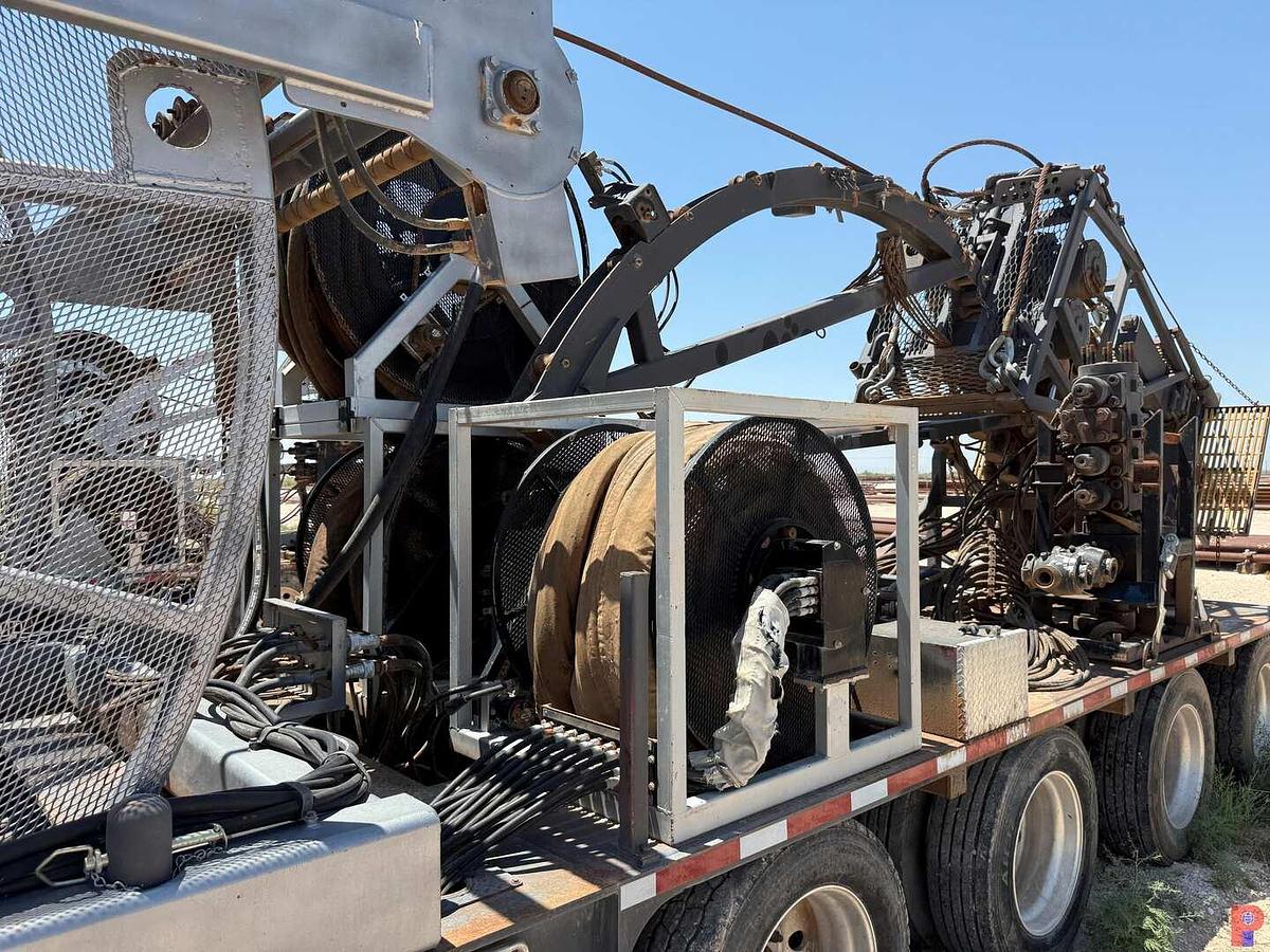 Used 2012 TOTAL EQUIPMENT AND SERVICE 15K 1-1/4” 4-AXLE COIL TUBING  TRAILER