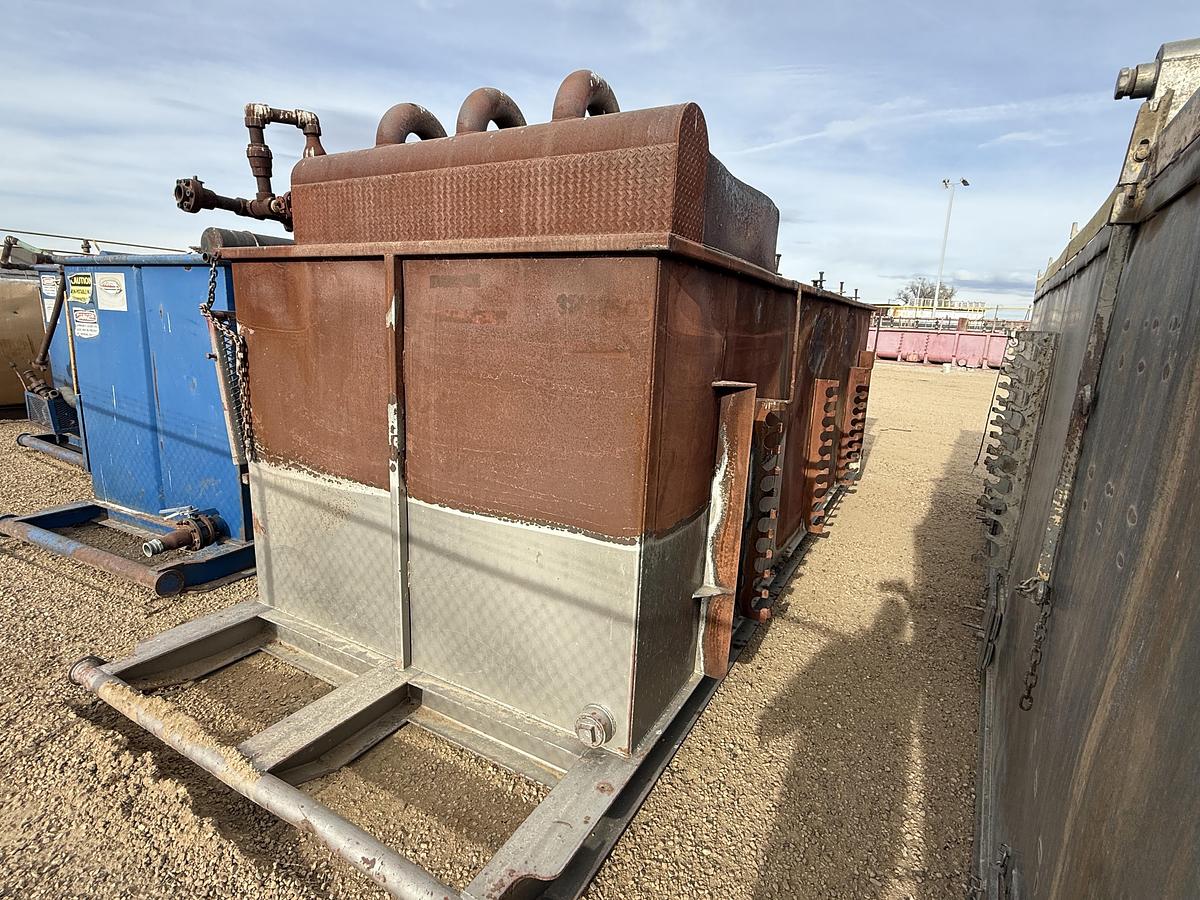 Used 19’L X 90”W X 6'H 2-COMP. REVERSE PIT W/ GAS BUSTER