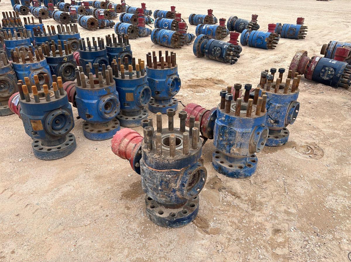 Used (7x$) 5” 15K hydraulic ball valves