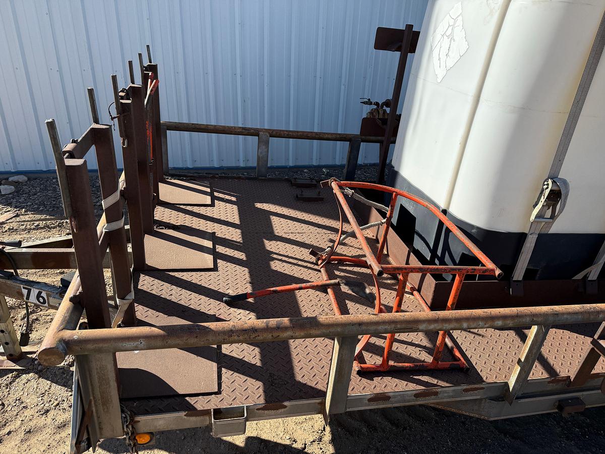 Used 2006 MAXEY TRAILERS 16' X 7' T/A BUMPER PULL UTILITY TRAILER