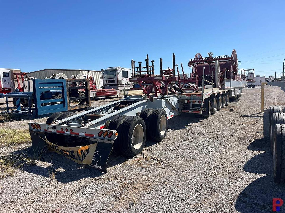 Used 2015 HYDRA RIG 12’W 10-AXLE W/ JEEP & BOOSTER COIL TUBING TRAILER