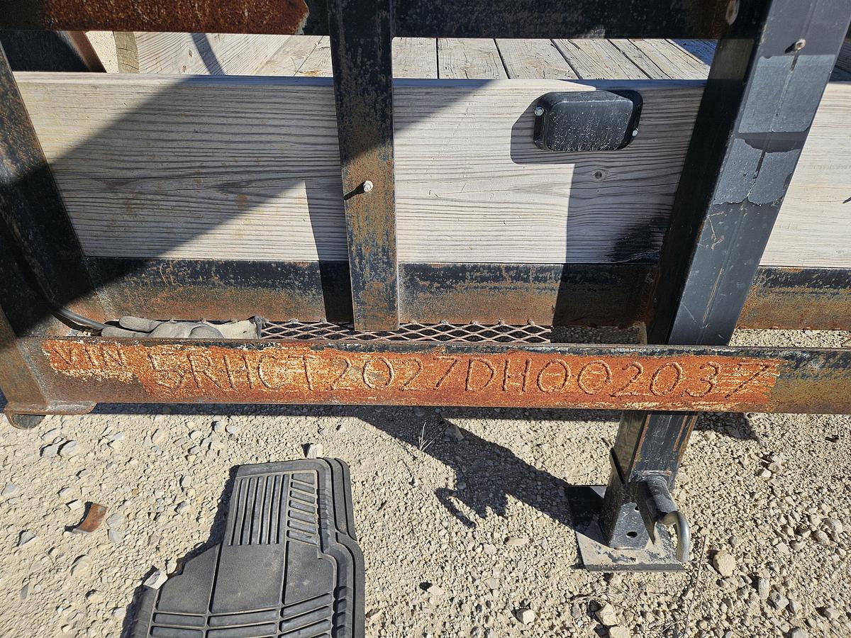 Used 2013 CENTEX 20' T/A GOOSENECK TRAILER