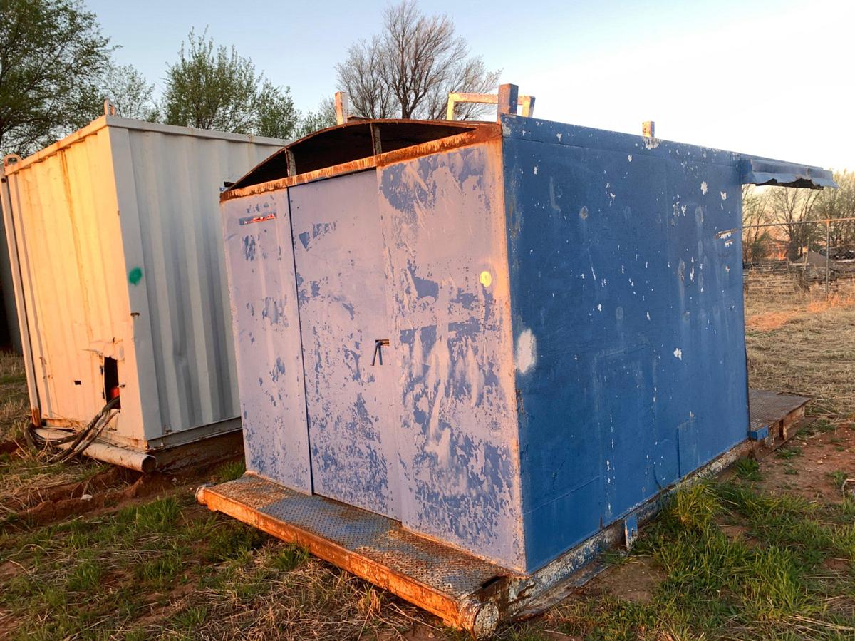 Used 176” L x 96” W x 90” T Skidded Doghouse