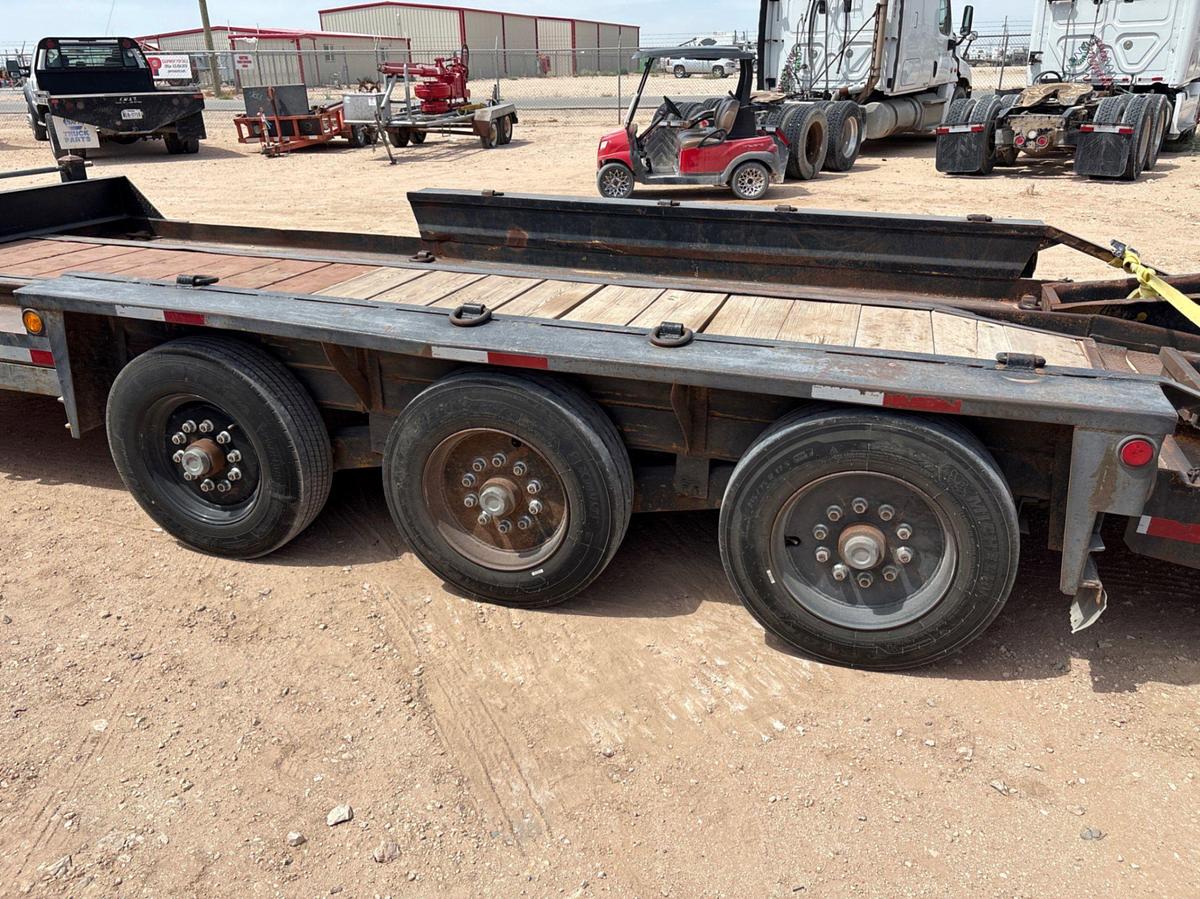 Used 2008 BELSHE 21’ X 90” 3-AXLE BUMPER PULL EQUIPMENT TRAILER