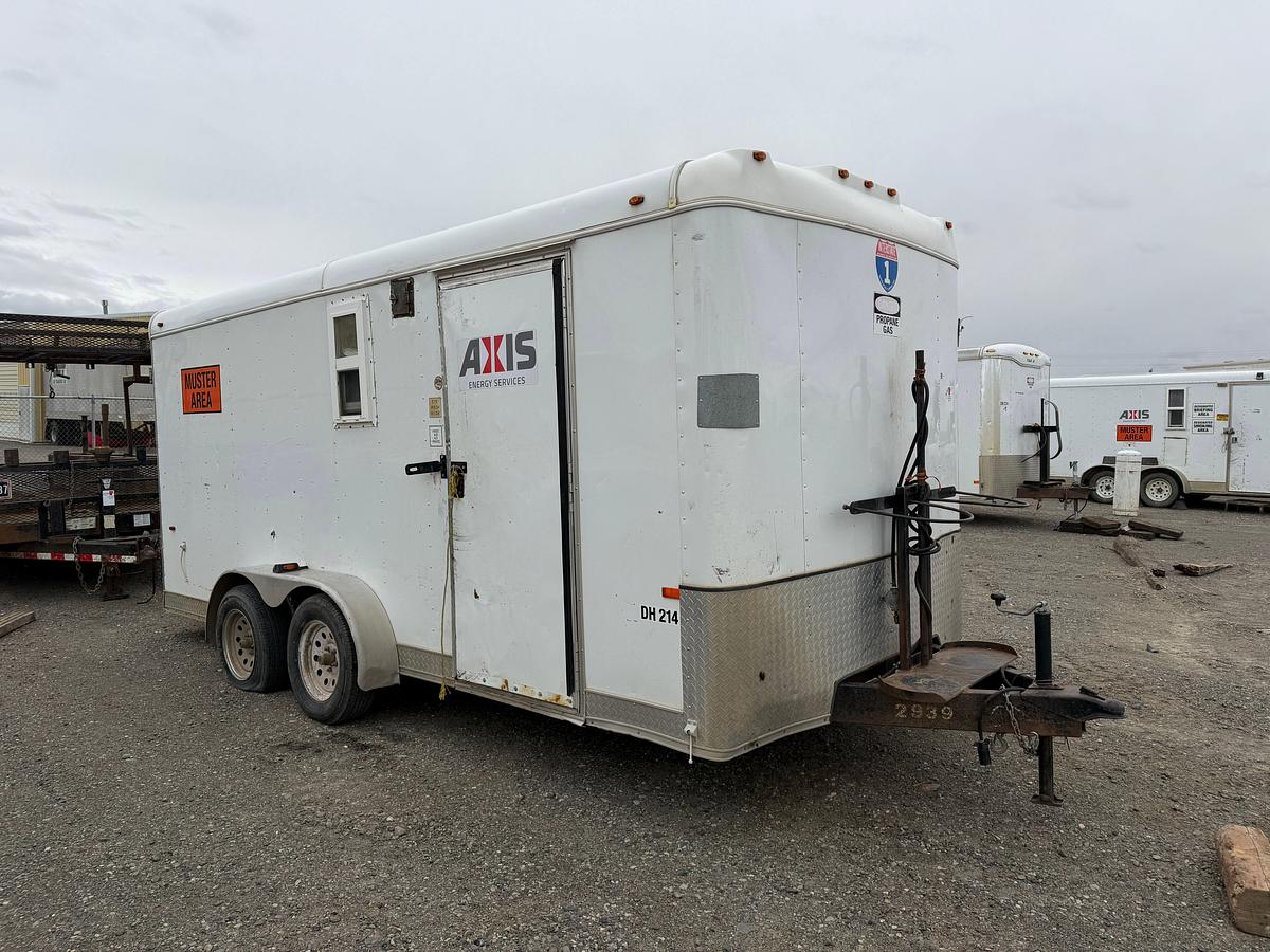Used 2015 Interstate 16’ t/a BP Doghouse Trailer