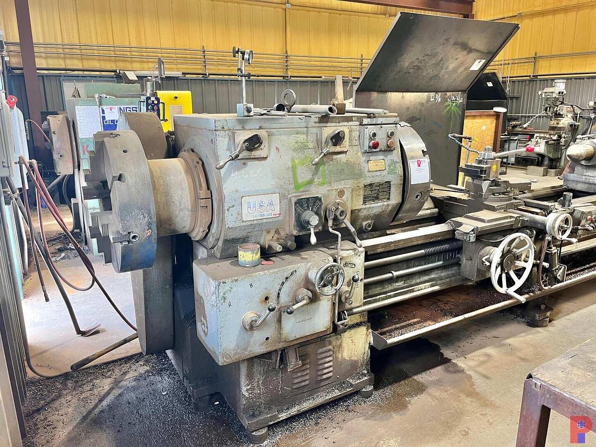 Used SMITH/LEHMANN 12-3/4 HOLLOW SPINDLE ELECTRIC LATHE W/ 220”BED