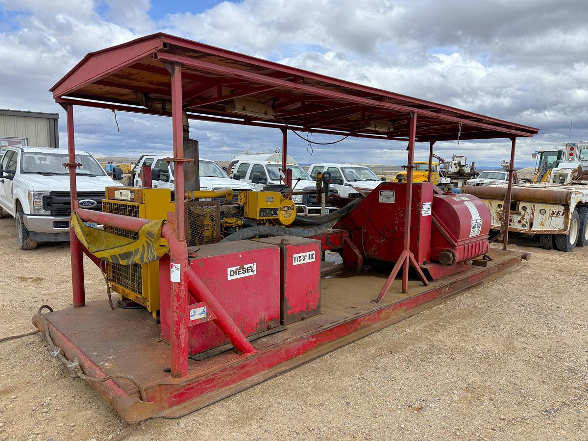 Used GARDNER DENVER PAH TRIPLEX WELL SERVICE PUMP P/B CATERPILLAR C9