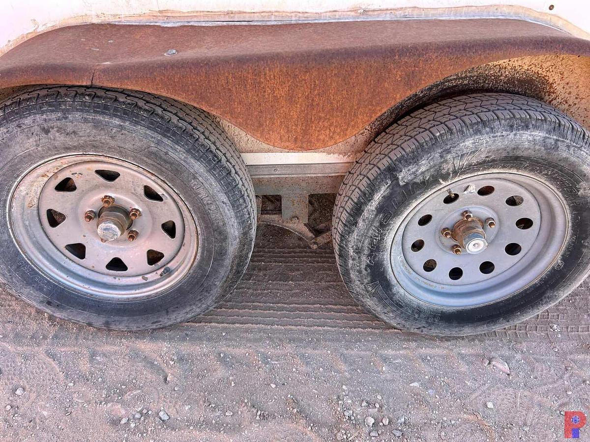 Used 2013 CARGO CRAFT ,INC. 12’ X 86” T/A BUMPER PULL CREW TRAILER