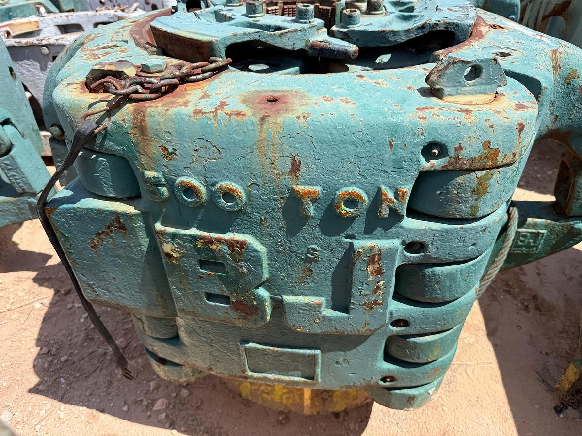 Used LOT W/ (3) BJ 500-TON SLIP TYPE SPIDER CASING ELEVATORS