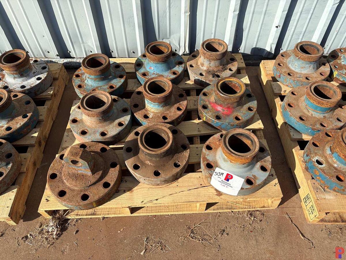 Used (9X$) (8) 4” WECO FLANGES (1) 4” LIFT FLANGE