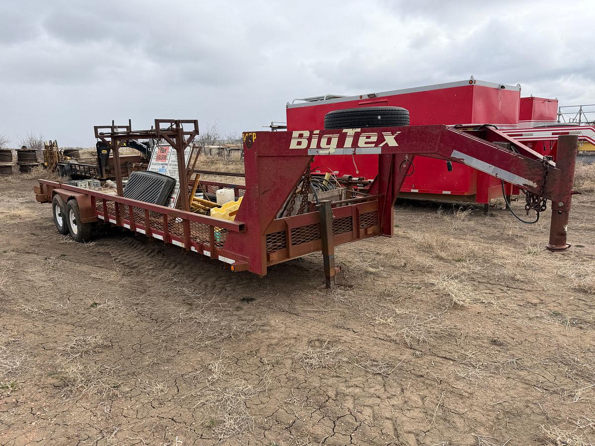 Used 2006 BIG TEX 26' T/A GN TOOL TRAILER