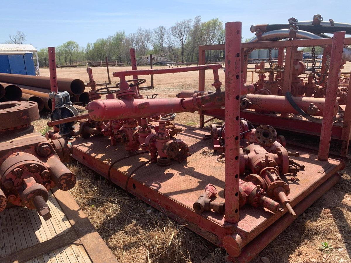 Used 14’ x 8’ x 6’ 4” Skidded Choke Manifold