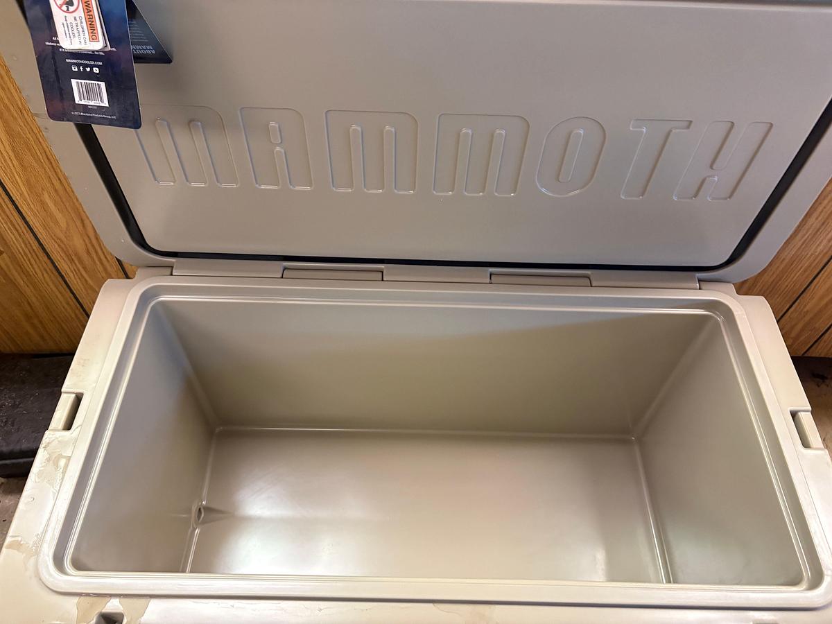 Used UNUSED Mammoth 125qt cooler