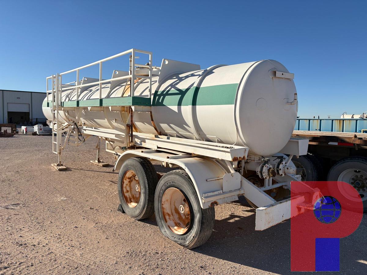 Used 130BBL 2-COMPARTMENT T/A FLUID HAUL TRAILER