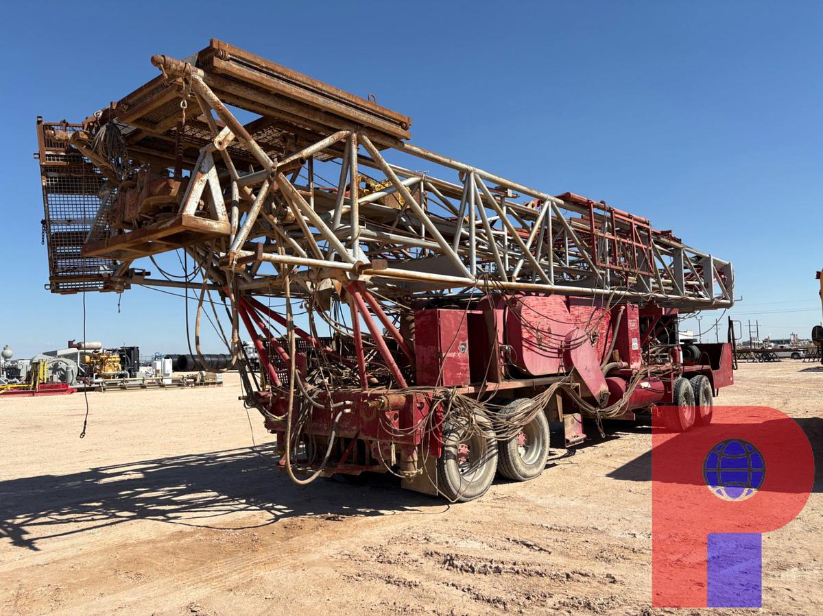 Used FRANKS EXPLORER III 1287 DD 4-AXLE WELL SERVICE RIG