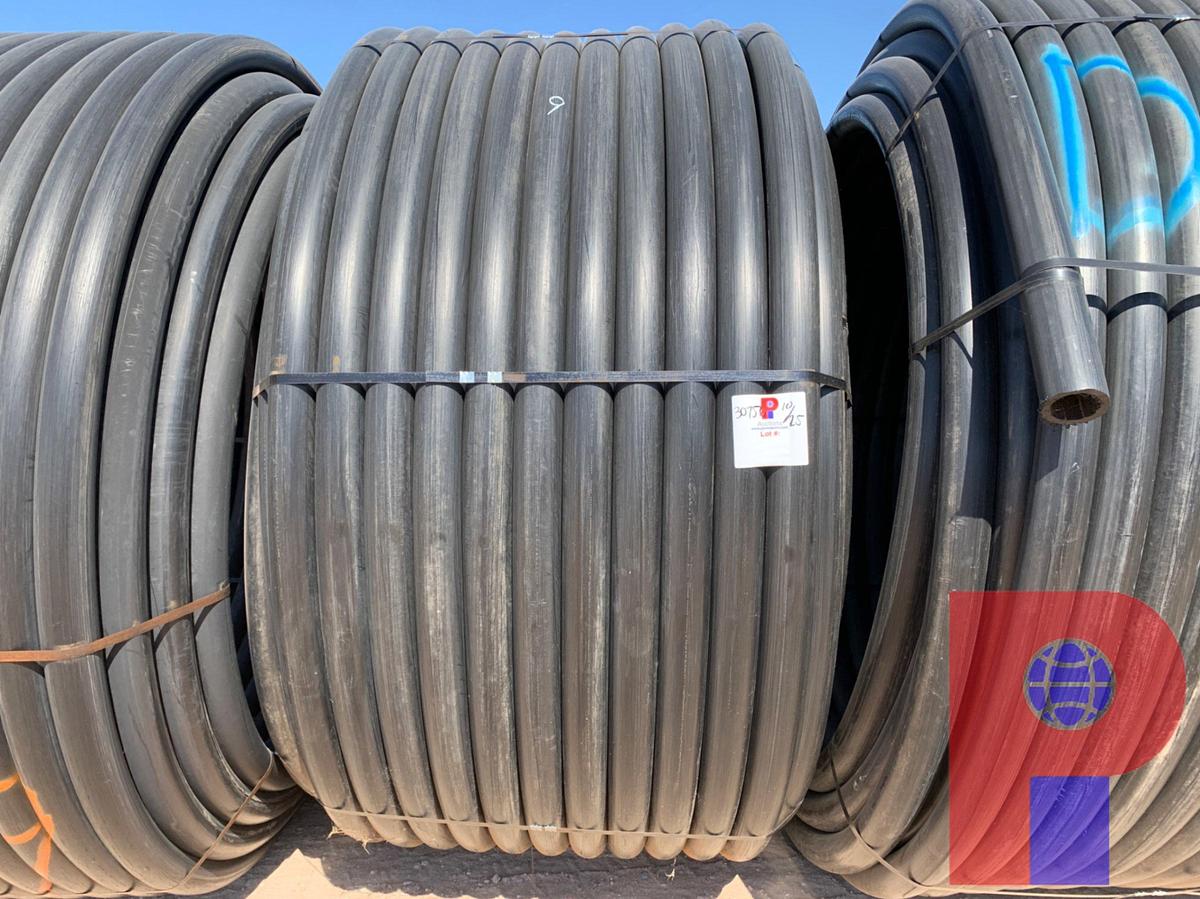 Used 1,000 FOOT ROLL OF 3” IPS DR9 POLY PIPE