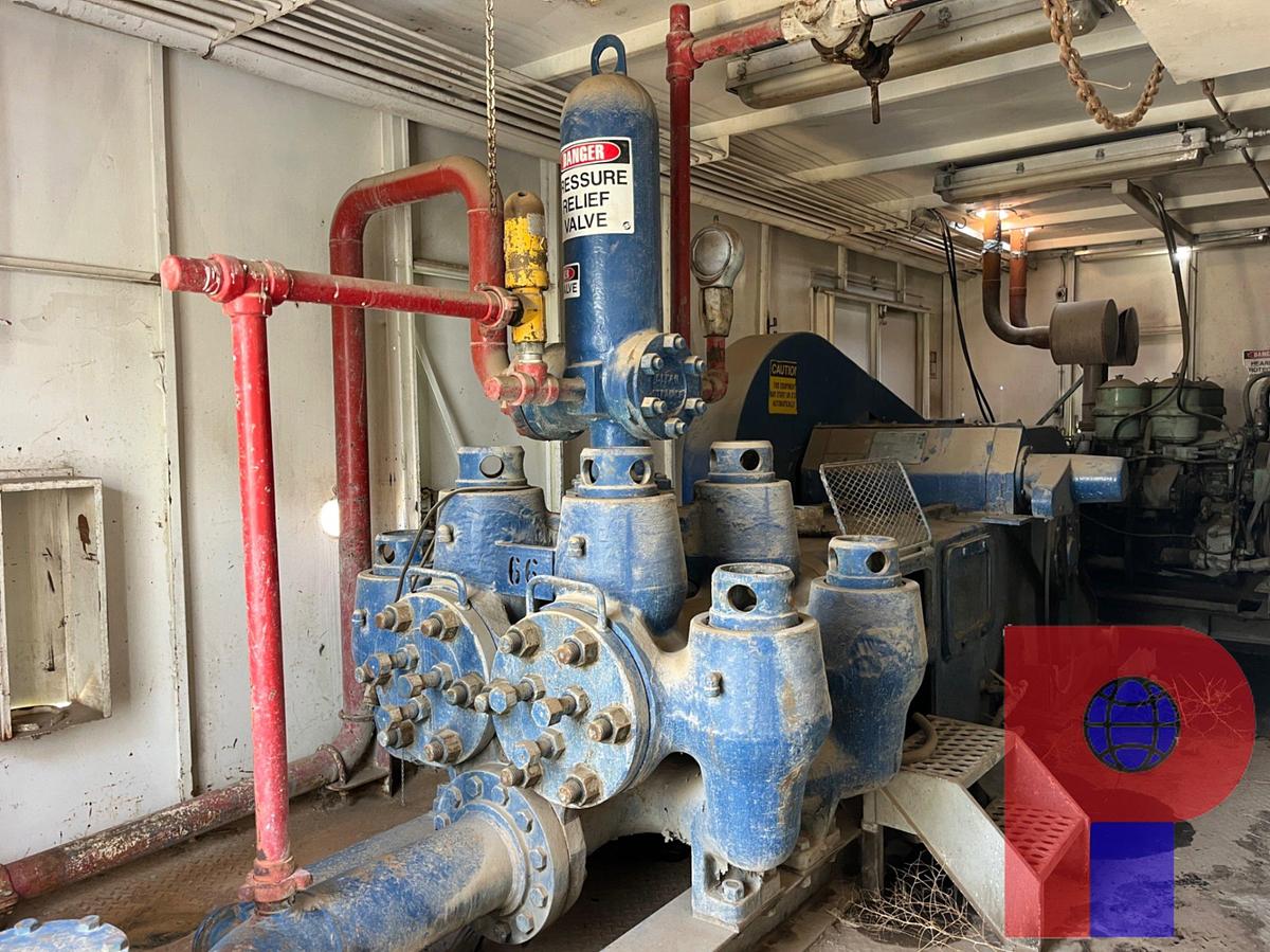 Used NATIONAL K-380 DUPLEX MUD PUMP