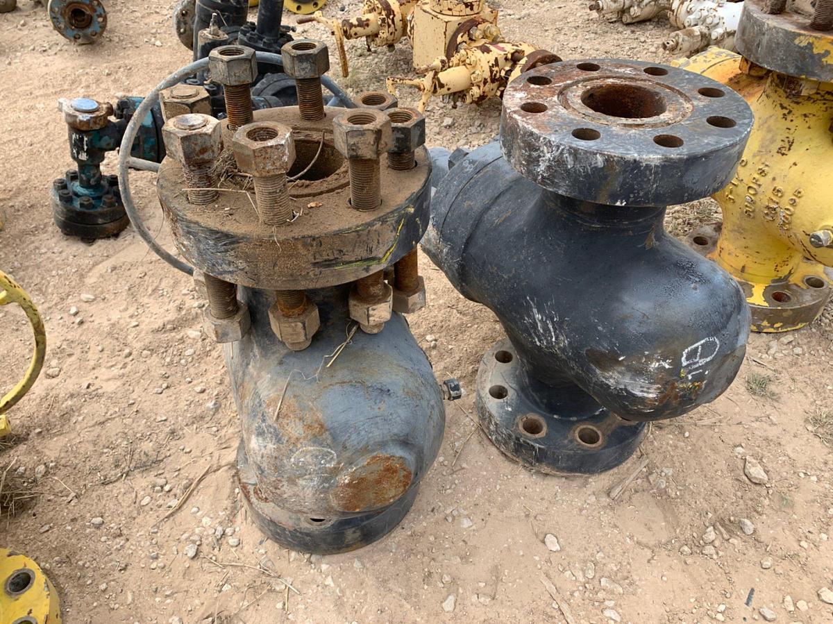 Used (6) 4”-7-1/16” 5k Manual Gate Valves