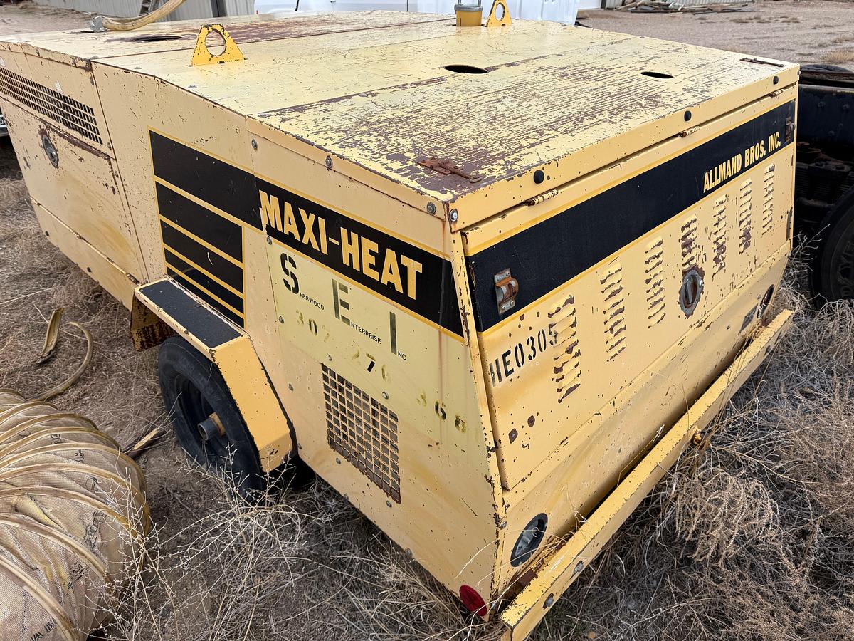 Used ALLMAND BROS MAXI-HEAT MODEL MH-AY-16 TOWABLE HEATER