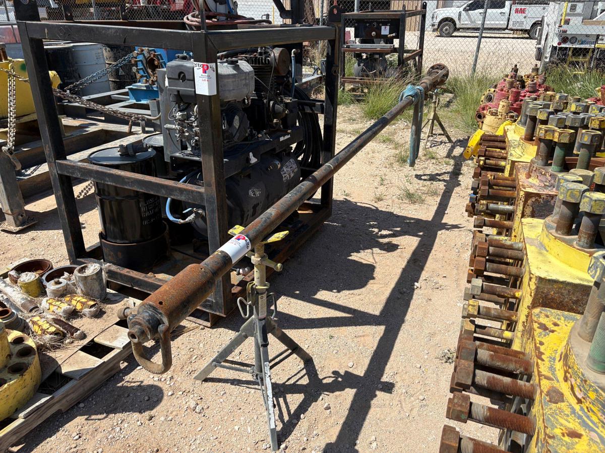 Used Bearing service & supply 5’ x 3.5’ pneumatic grease injection skid w/ lubricator
