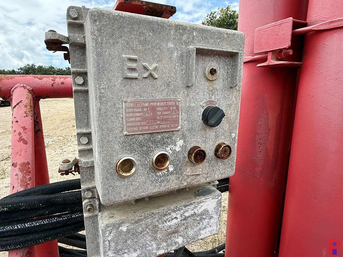 Used BPMF MOD. 720-6 3K PSI 12-BOTTLE 6-STATION ACCUMULATOR CLOSING UNIT SKIDDED