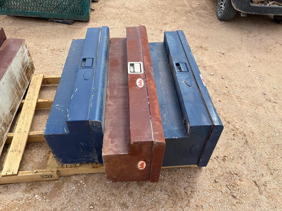 Used (3) rki truck toolboxes