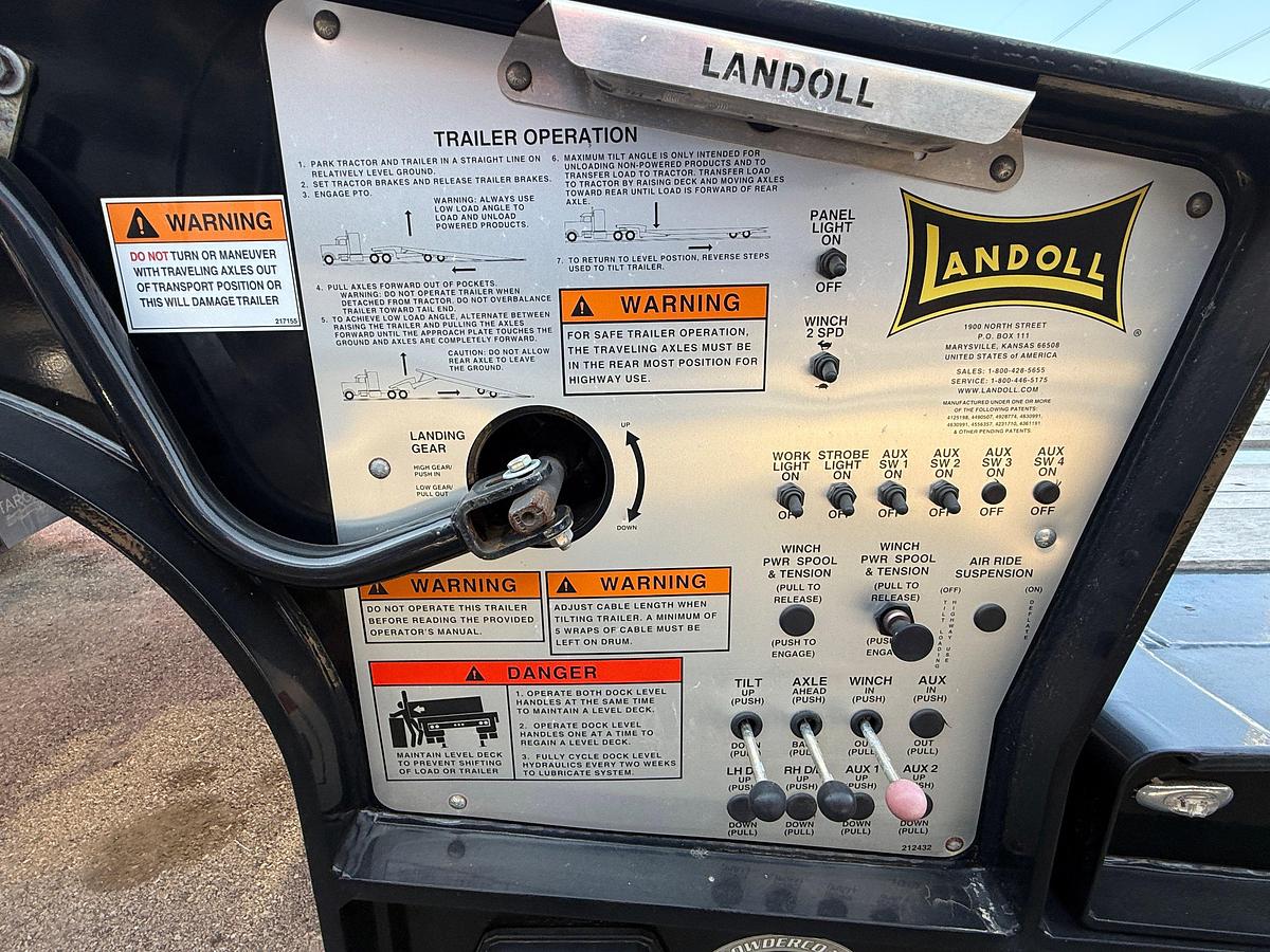 Used 2025 LANDOLL 440B 53'X102" T/A HYD LOWBOY TRAILER
