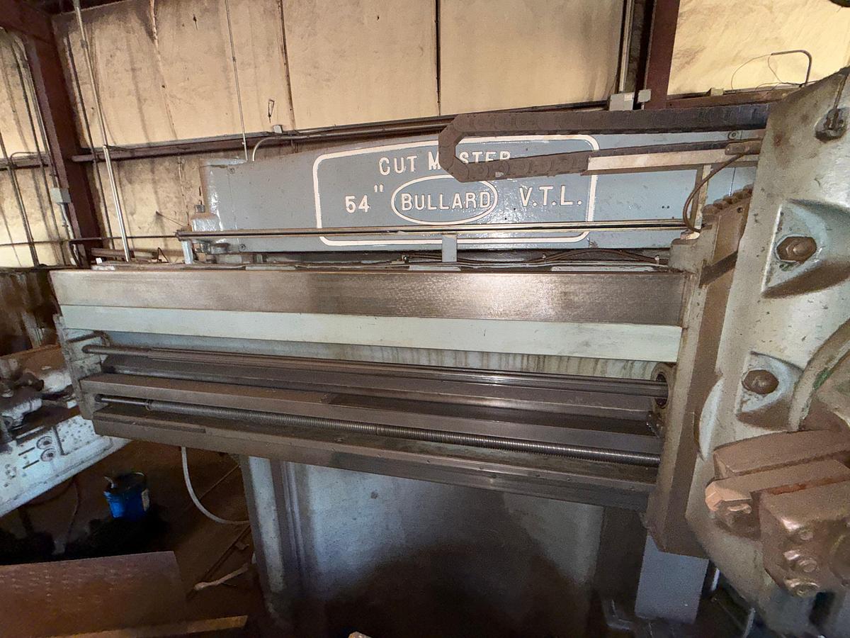 Used BULLARD 54” CUT MASTER VERTICAL TURRET LATHE (VTL)