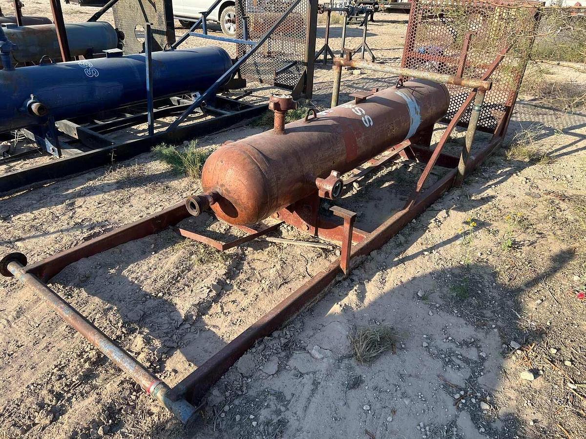 Used SKID MTD 18” X 96” 3000PSI VERTICAL SAND SEPARATOR