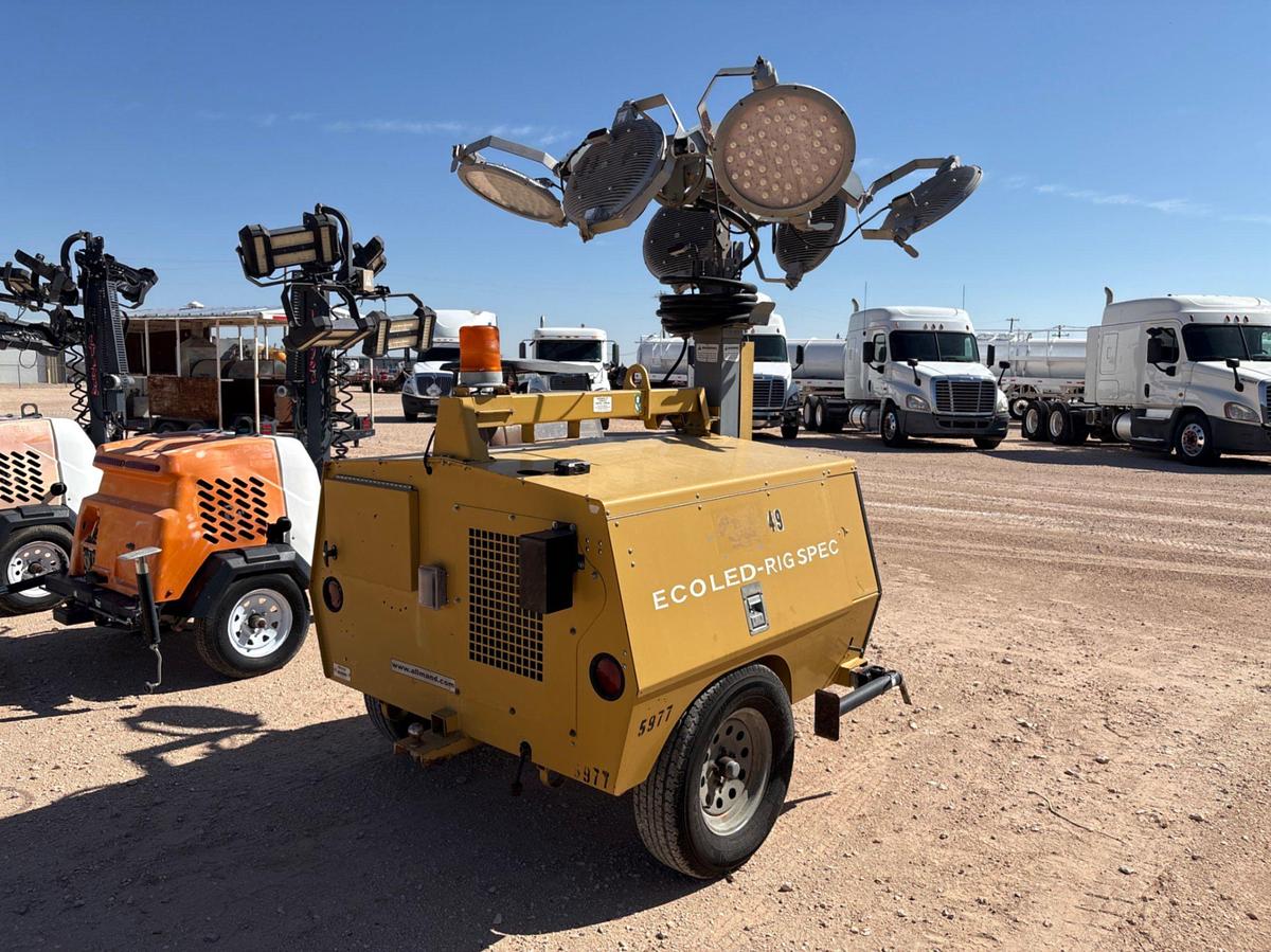 Used Allmand ECOLED S/a bumper pull LED light tower