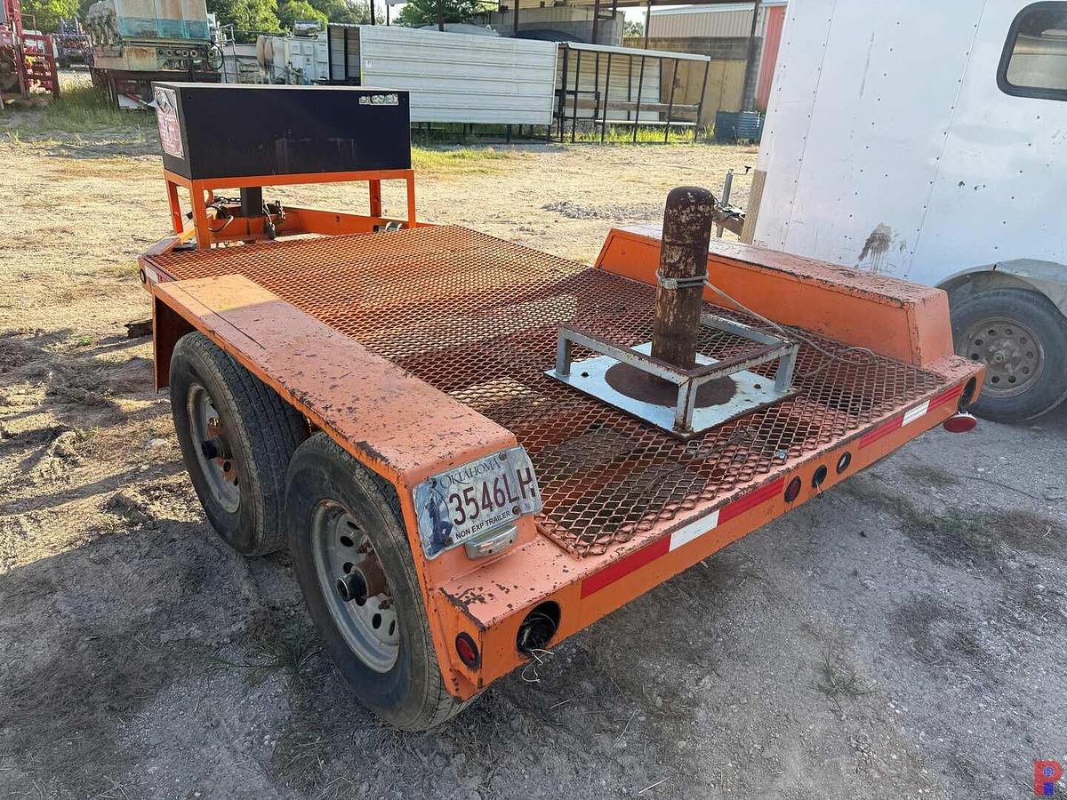 Used SHOP BUILT 10’ T/A BUMPER PULL BOP TRAILER
