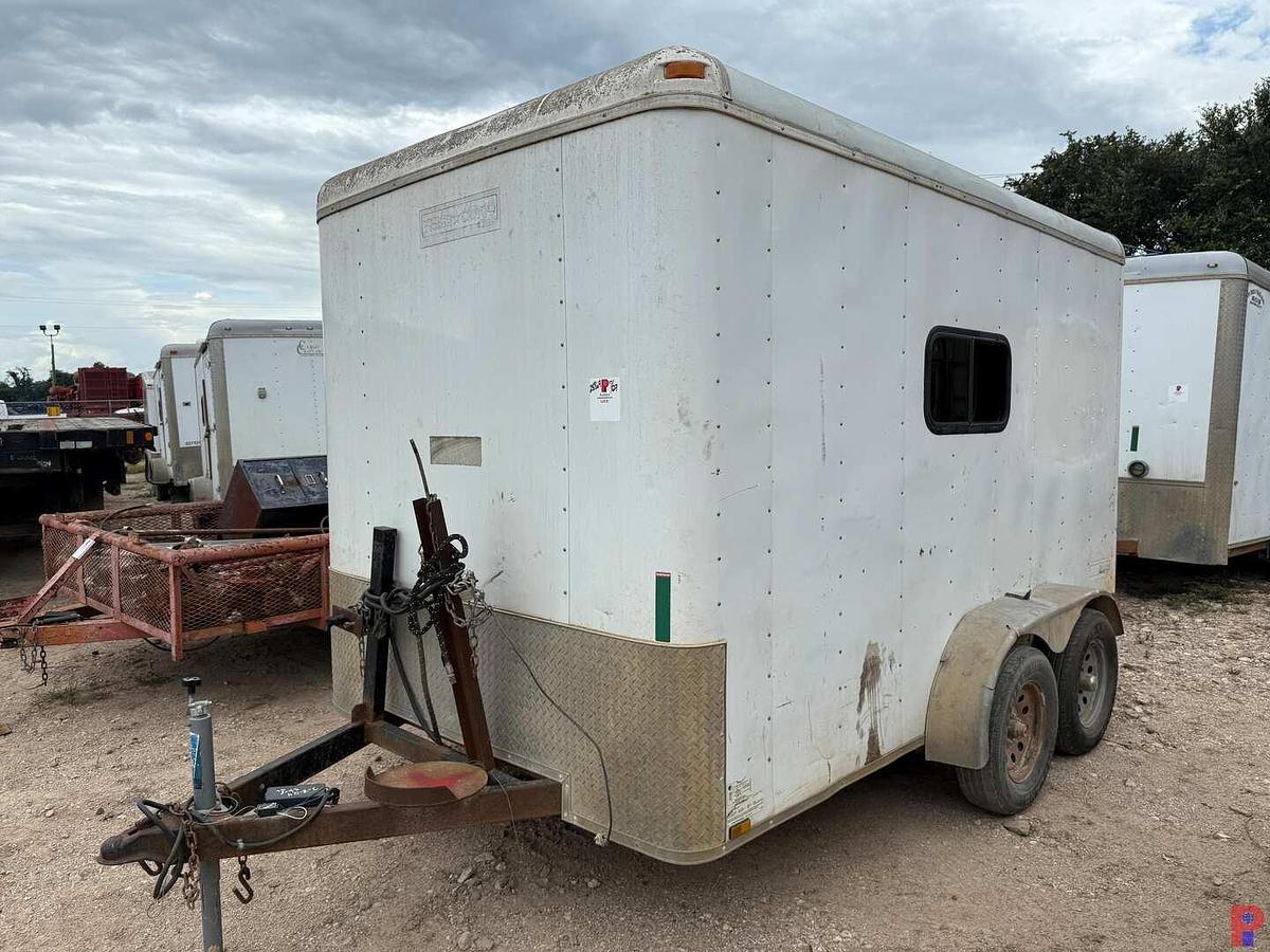 Used 2015 LARK UNITED 12’ T/A BUMPER PULL CREW / DOGHOUSE TRAILER