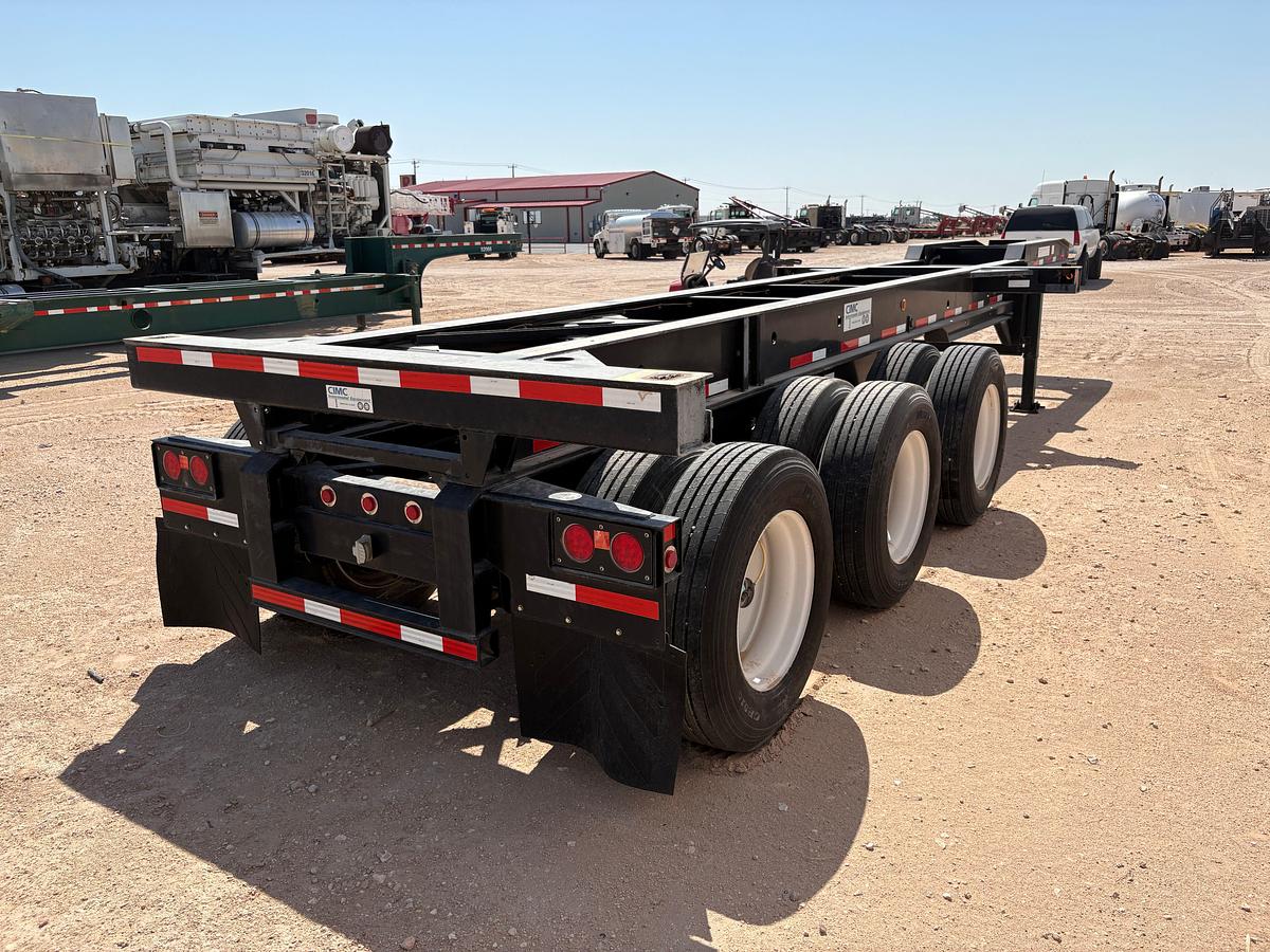 Used 2017 CIMC SZJ9360TJZ54 3-AXLE CHASSIS TRAILER