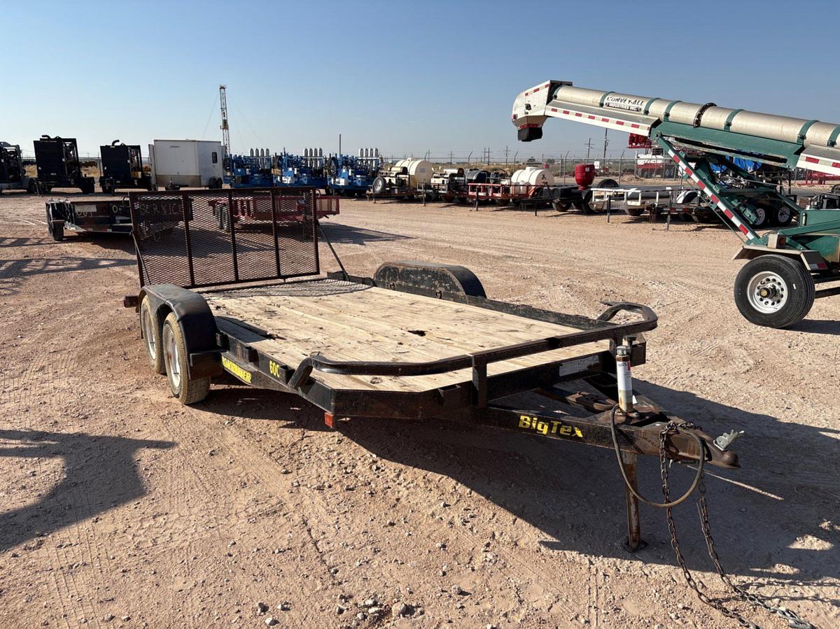 Used 2001 BIG TEX 16’ X 83” T/A BUMPER PULL UTILITY TRAILER