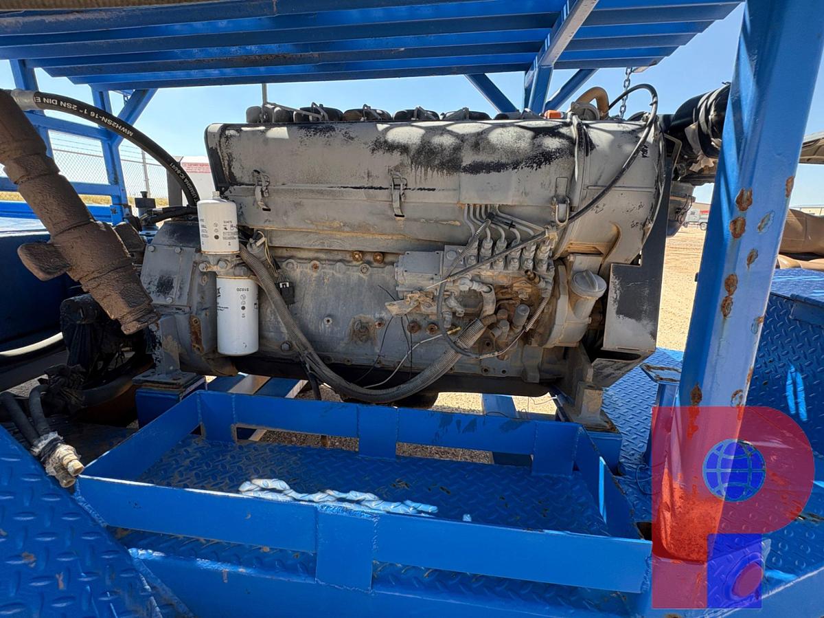 Used 12’ X 80” T/A BUMPER PULL HYDRAULIC POWER UNIT TRAILER