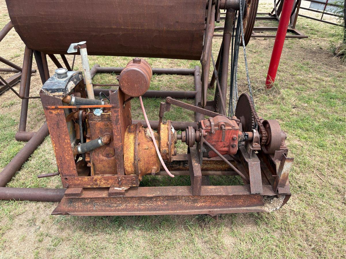 Used 6’W x 1.5’DEEP cable spool, skidded