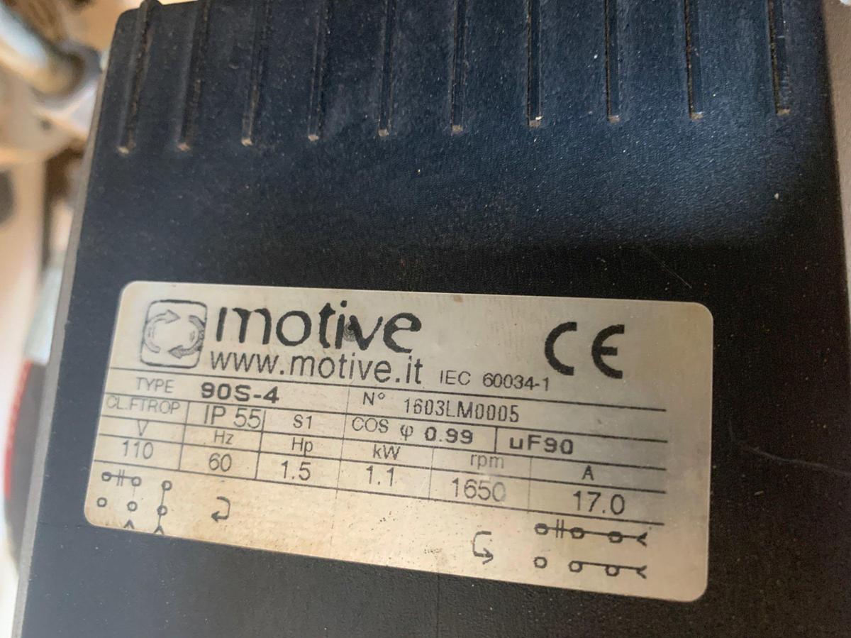 Used Schneider Electric OP Crimper Machine w/ (2) 8 Row Roll Around Bins and Hydraulic Fittings