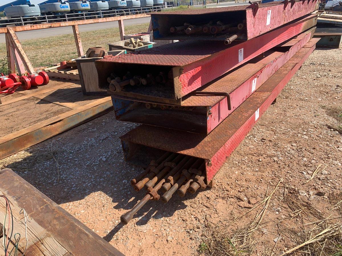 Used (2) 17’ 9” x 3’ 3” and 20’ x 2’ 10” HYDRAULIC SUIT CASES