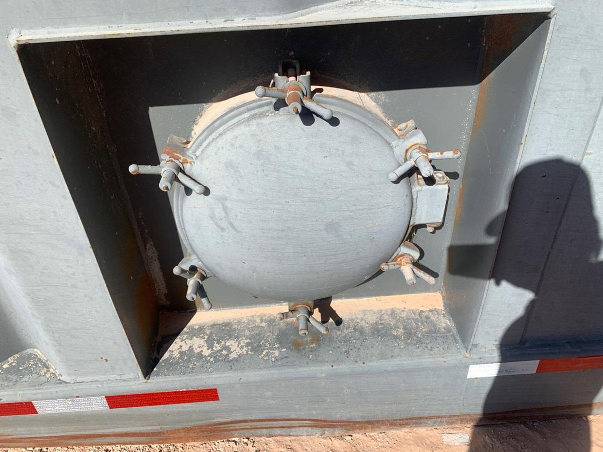 Used 47’ L x 9’ W x 11’ T 620 Barral Skidded Frac Tank