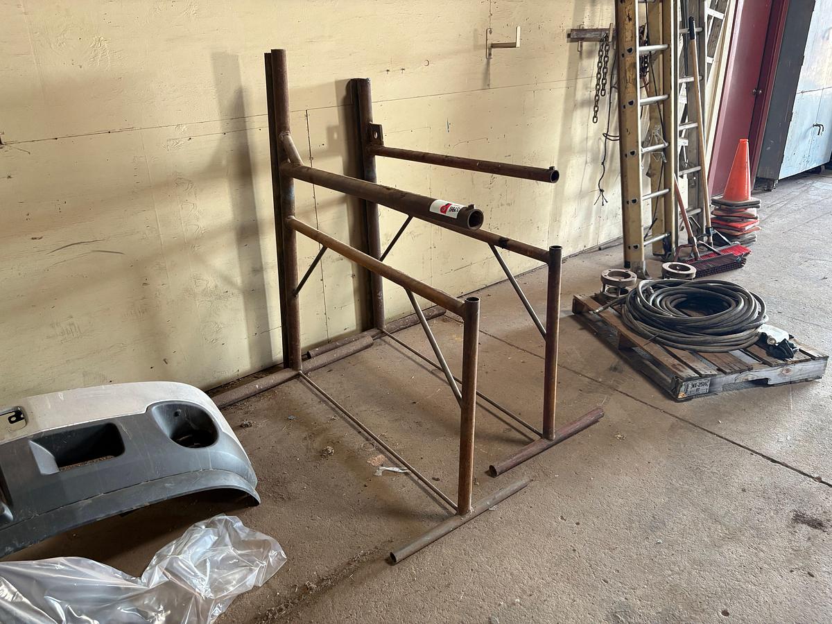 Used (2) 48” x 44” tool racks