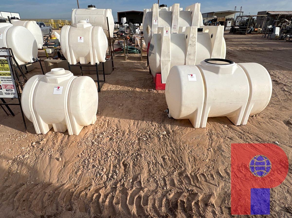 Used (1) 300 GALLON & (1) 150 GALLON POLY TANK
