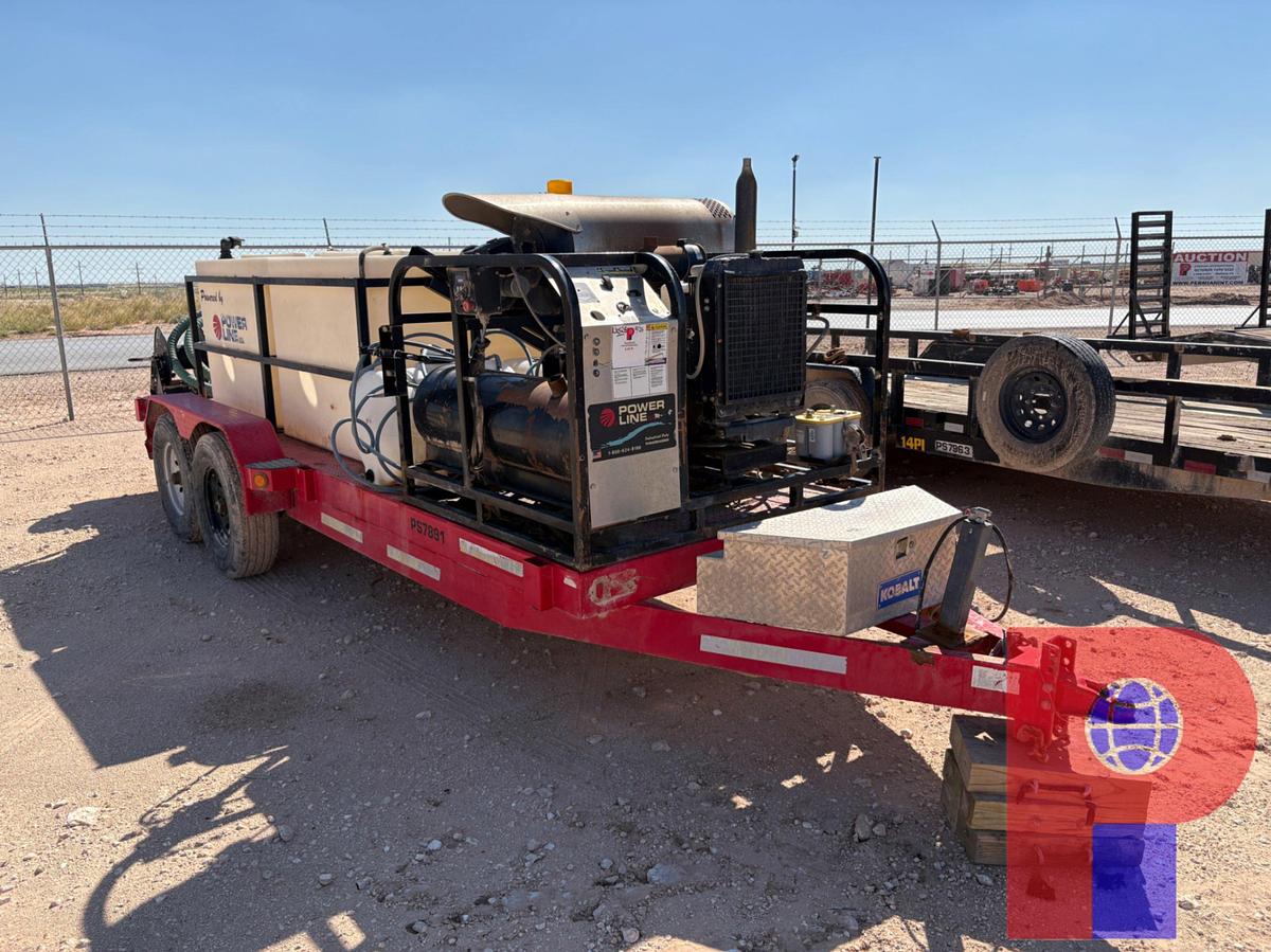 Used 2019 METAL CRAFT 18’ X 5’ T/A BUMPER PULL PRESSURE WASHER TRAILER